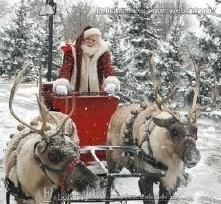 Mos craciun cu renii