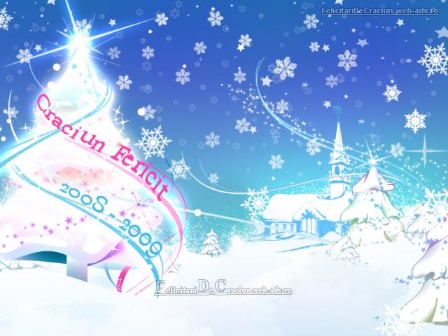 Felicitare iarna