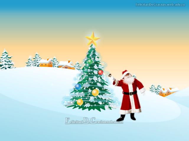 Mos craciun si bradulet