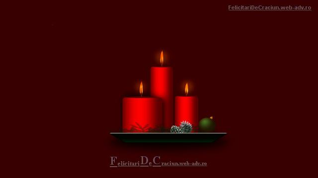 Lumanari in farfurie