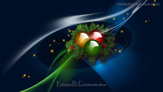 Felicitare de craciun